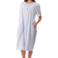 GIVONI - Salerno Seersucker Short Sleeve Brunchcoat