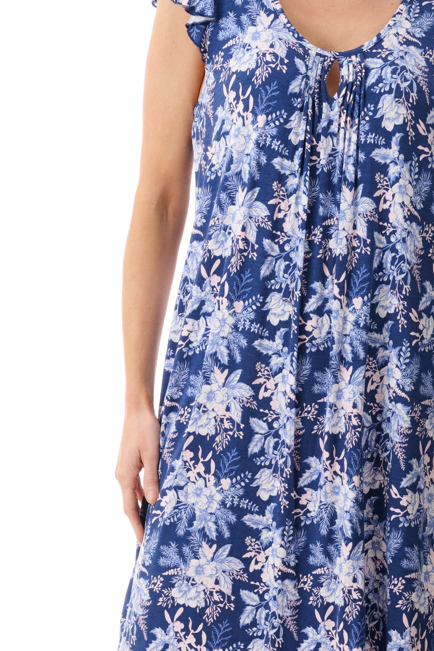GIVONI - Trieste Flutter Sleeve Short Nightie