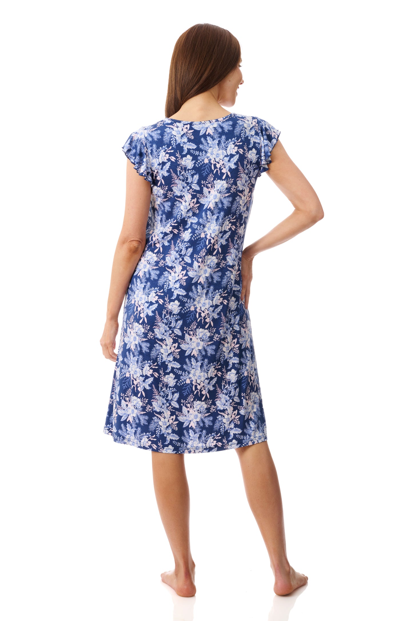 GIVONI - Trieste Flutter Sleeve Short Nightie