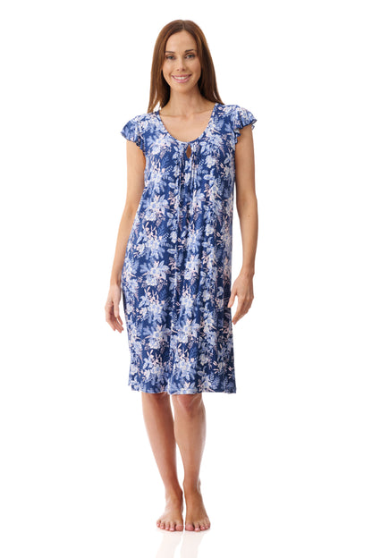 GIVONI - Trieste Flutter Sleeve Short Nightie
