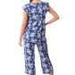 GIVONI - Trieste Flutter Sleeve Capri Pyjama