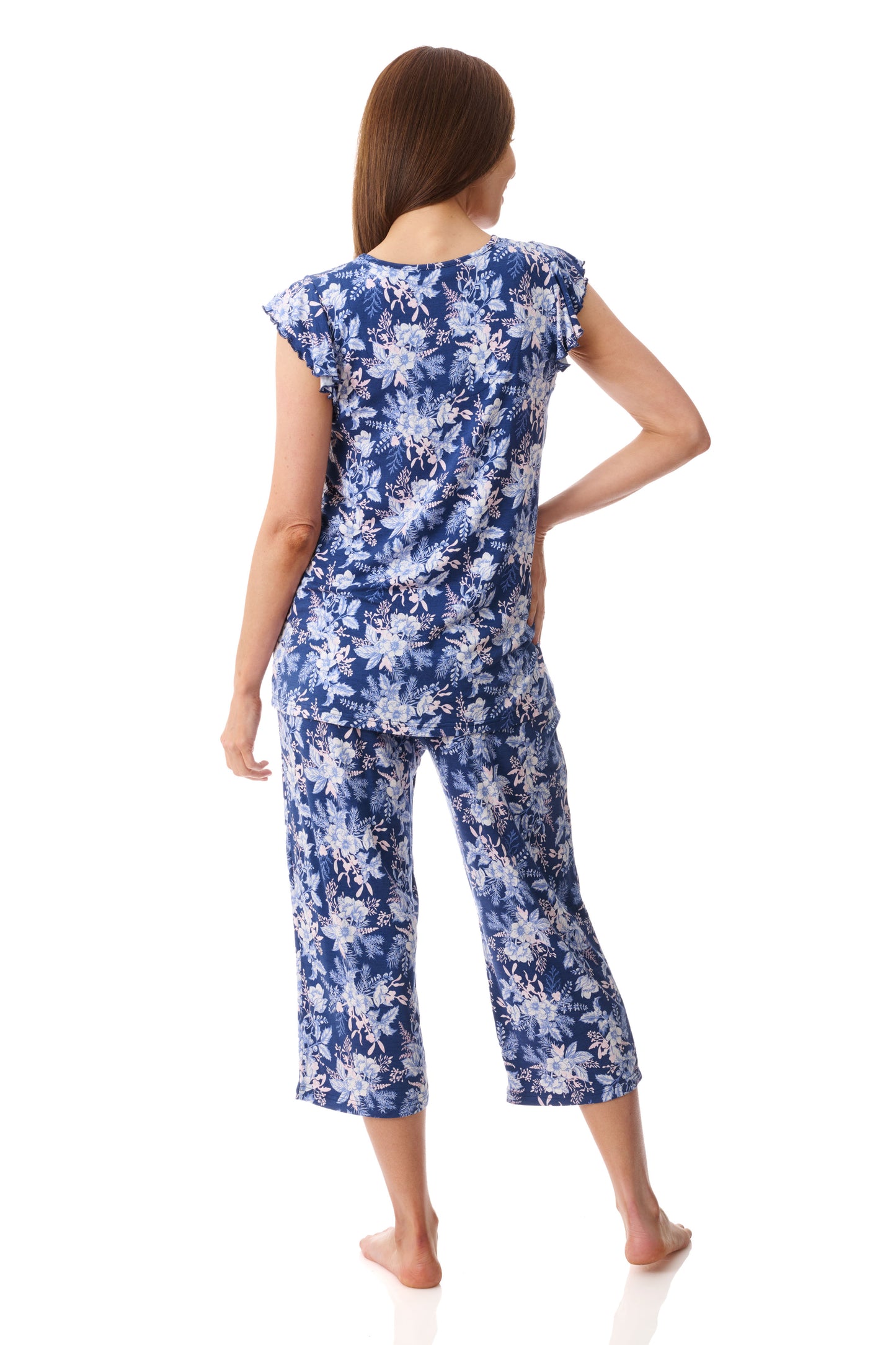 GIVONI - Trieste Flutter Sleeve Capri Pyjama