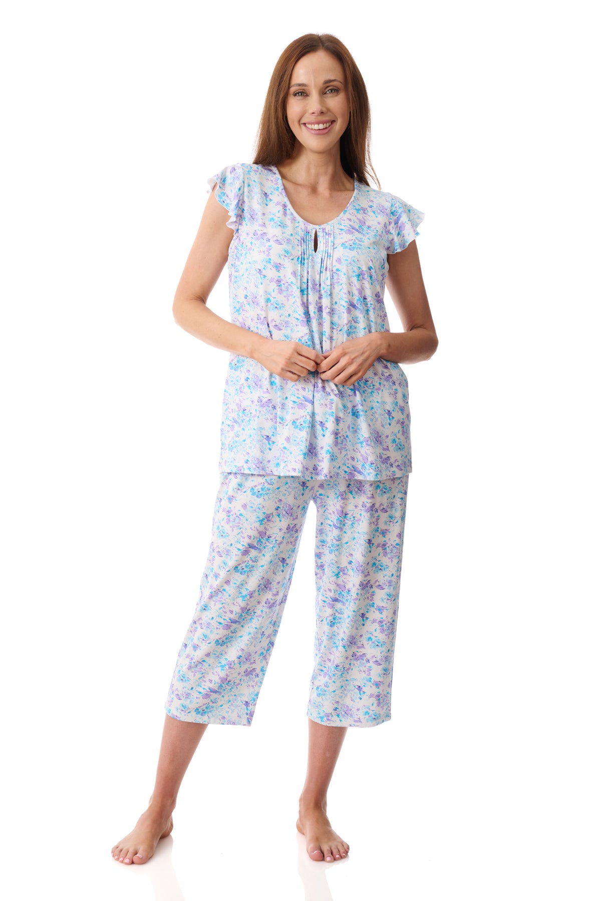 GIVONI - Zadar Flutter Sleeve Capri Pyjama Set
