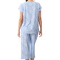 GIVONI - Verona Cap Sleeve Capri Pyjama Set