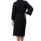 GIVONI - Classic Black Wrap Gown