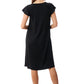 GIVONI - Classic Black Shortsleeve Nightie