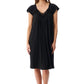 GIVONI - Classic Black Shortsleeve Nightie
