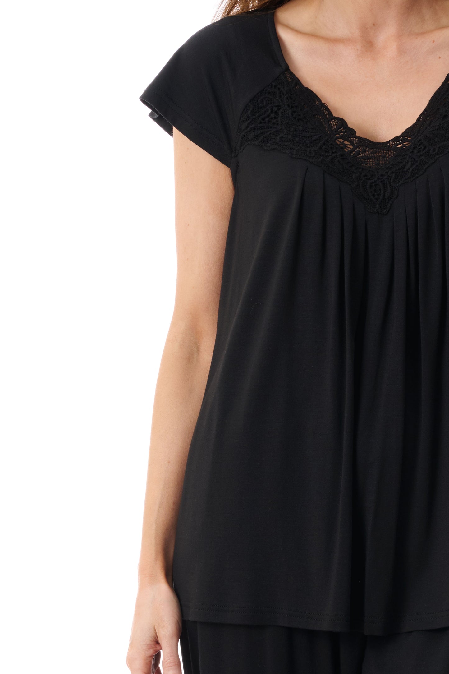 GIVONI - Classic Black Capri Pyjama