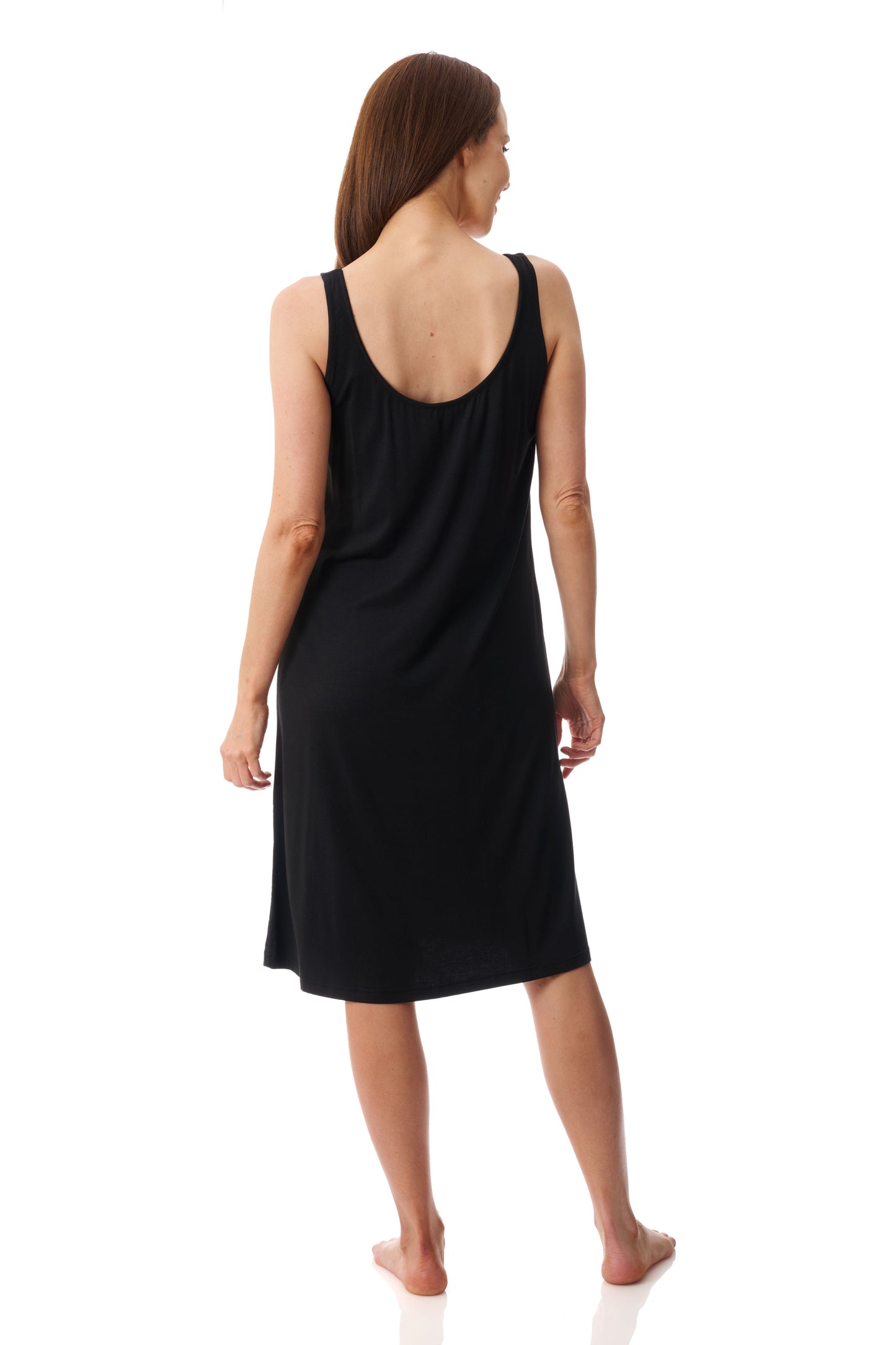 GIVONI - Classic Black Chemise Nightie