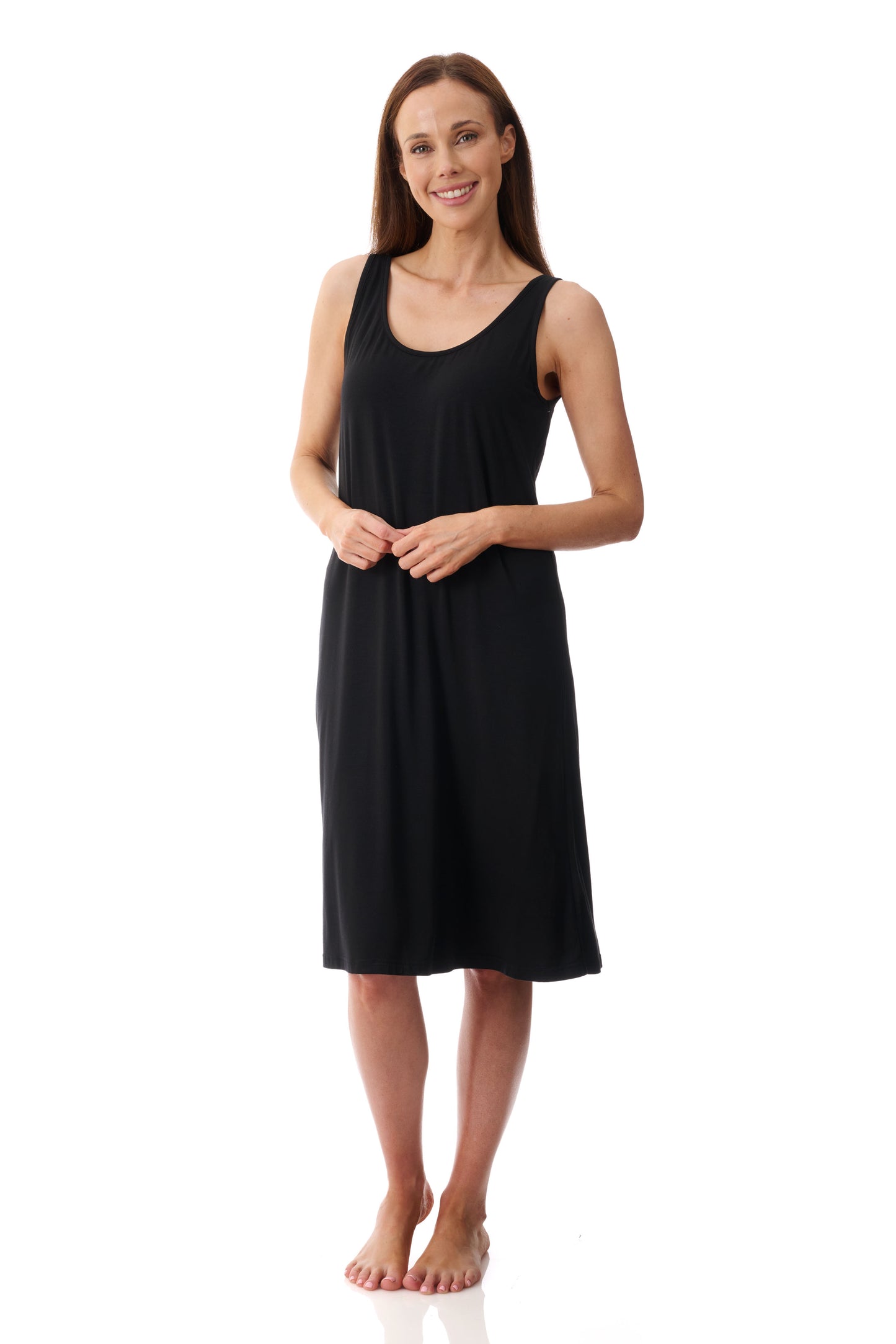 GIVONI - Classic Black Chemise Nightie