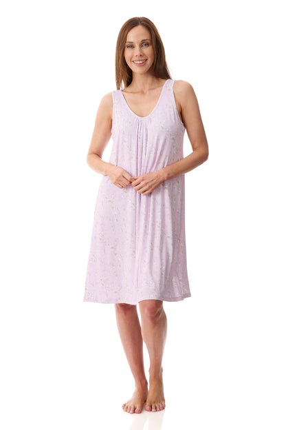 GIVONI - Waterford Sleeveless Short Nightie