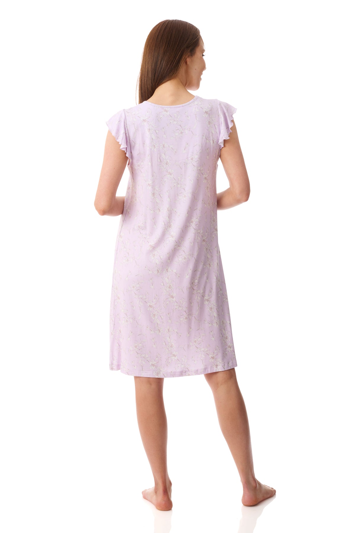GIVONI - Waterford Flutter Sleeve Short Nightie