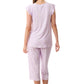GIVONI - Waterford Flutter Sleeve Capri Pyjama Set