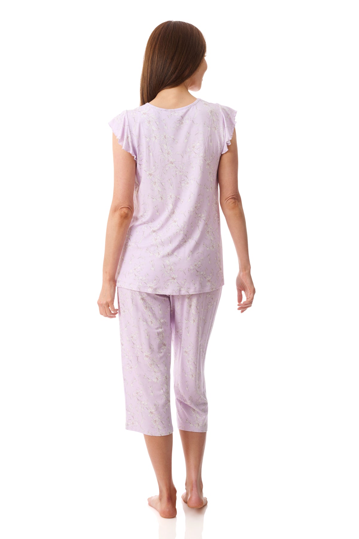 GIVONI - Waterford Flutter Sleeve Capri Pyjama Set