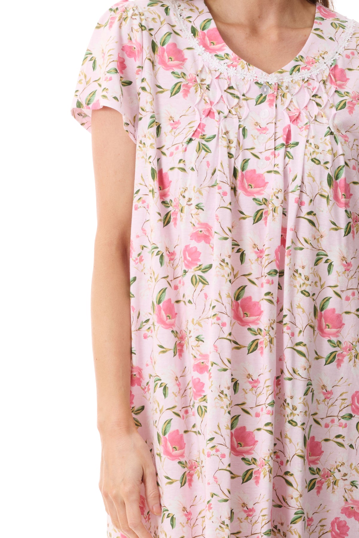 GIVONI - Ferrara Jersey Short Sleeve Mid Length Nightie