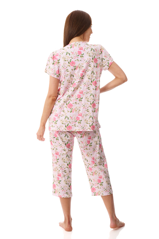 GIVONI - Ferrara Jersey Capri Pyjama Set