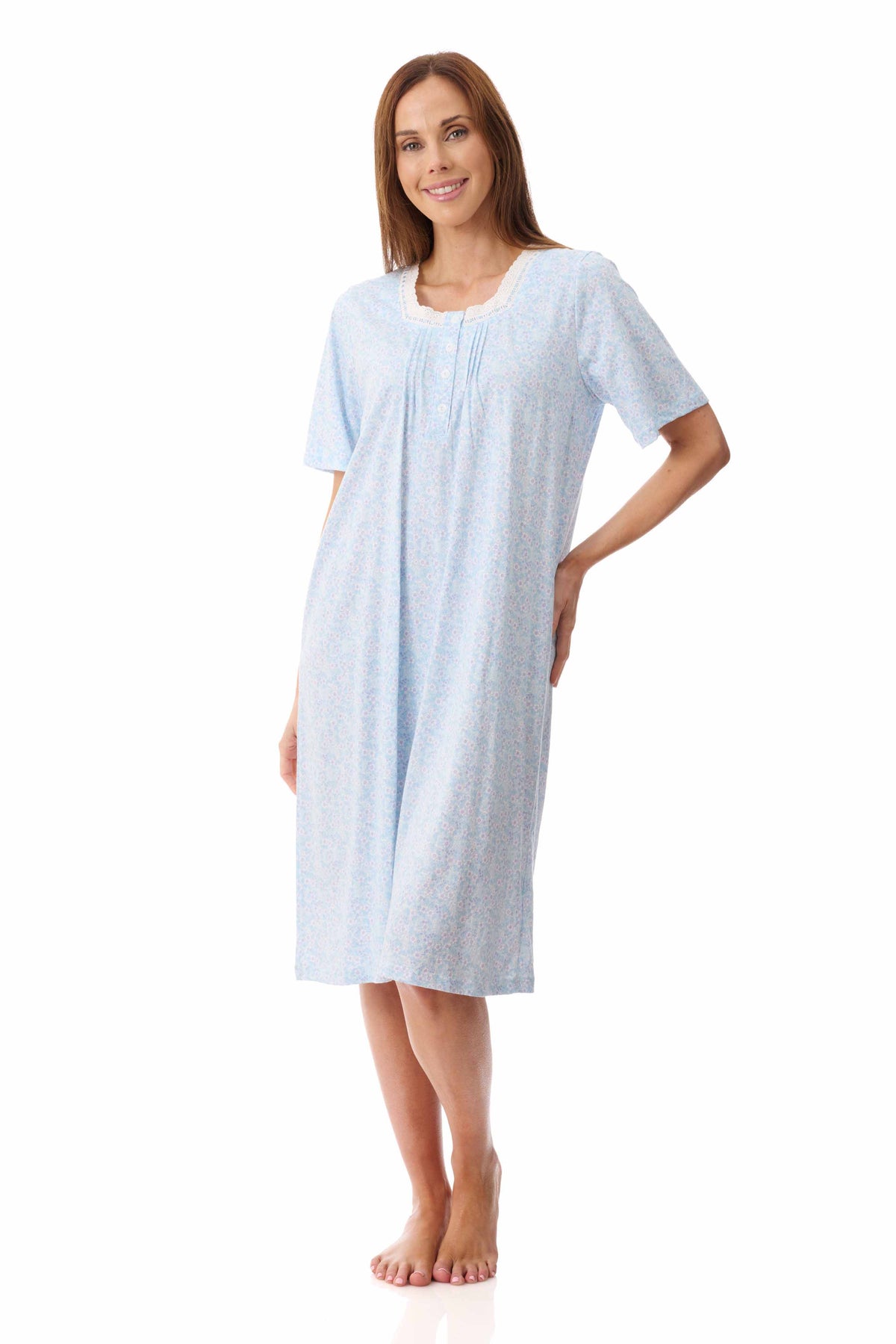 GIVONI - Novara Jersey Short Sleeve Short Nightie