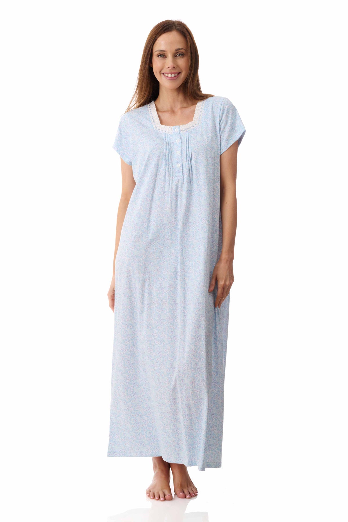 GIVONI - Novara Jersey Short Sleeve Long Length Nightie