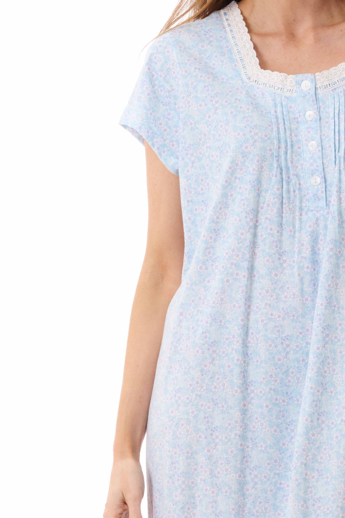 GIVONI - Novara Jersey Short Sleeve Long Length Nightie