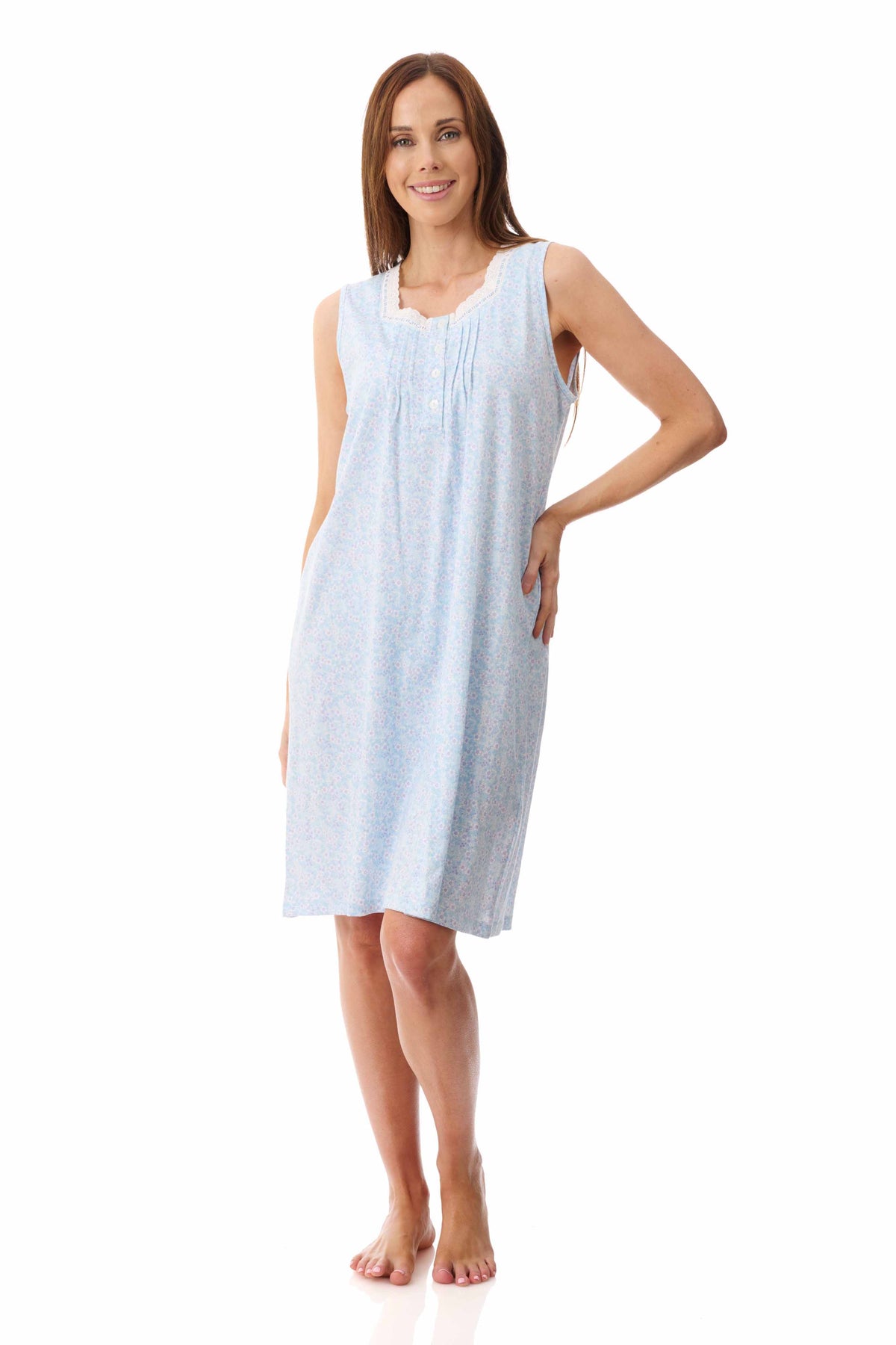 GIVONI - Novara Jersey Sleeveless Short Nightie