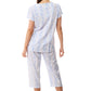 GIVONI - Enna Jersey Cap Sleeve Capri Pyjama