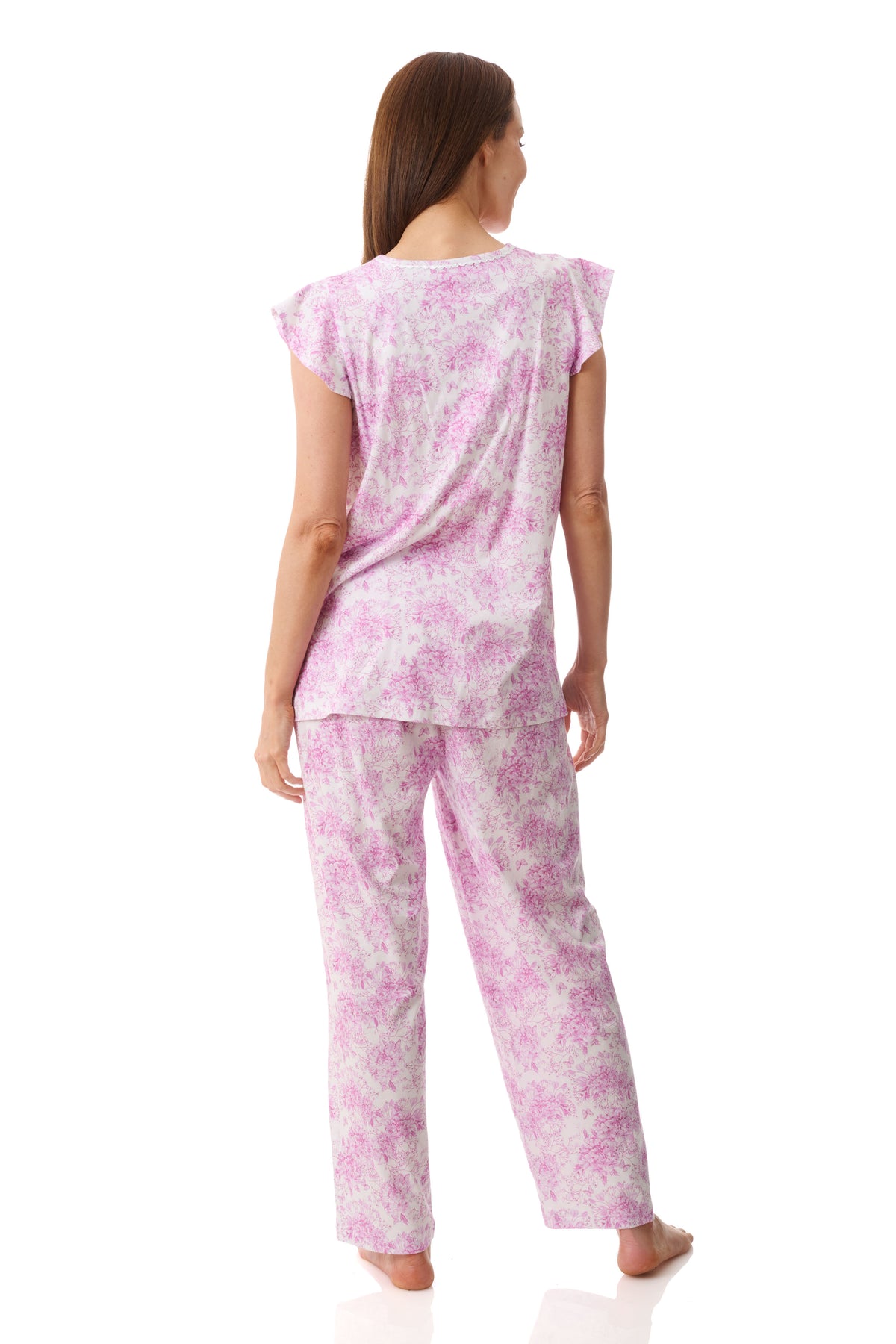 GIVONI - Milan Jersey Flutter Sleeve Pyjama
