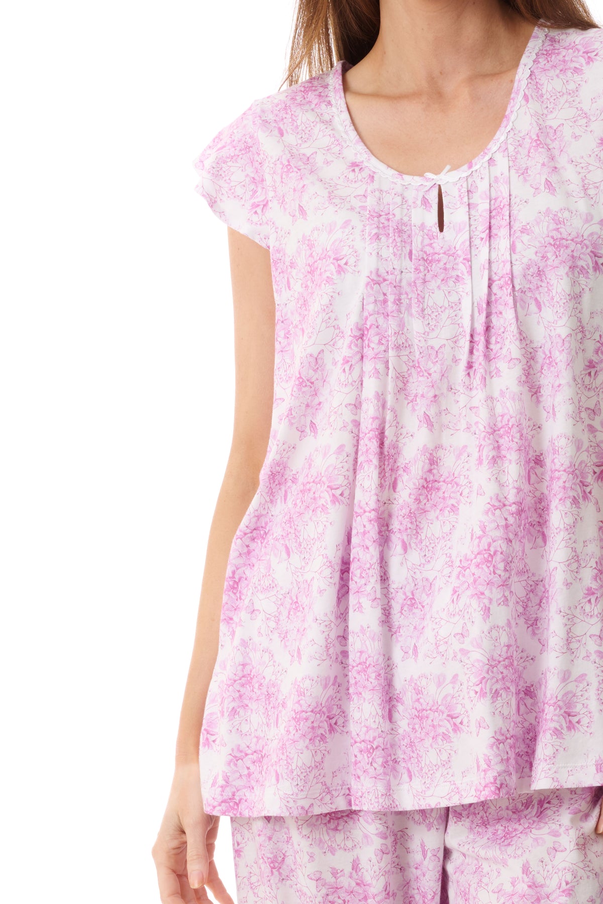 GIVONI - Milan Jersey Flutter Sleeve Pyjama