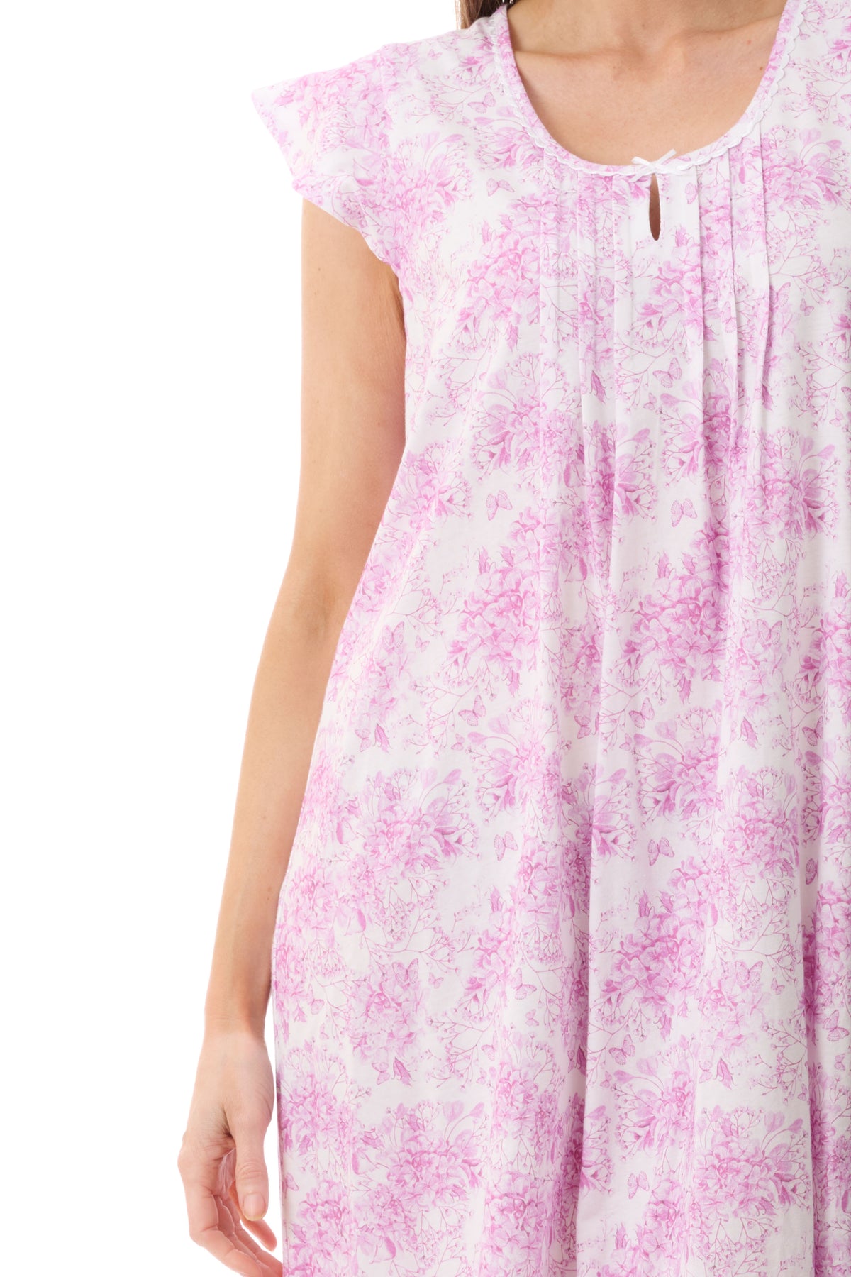 GIVONI - Milan Jersey Flutter Sleeve Short Nightie