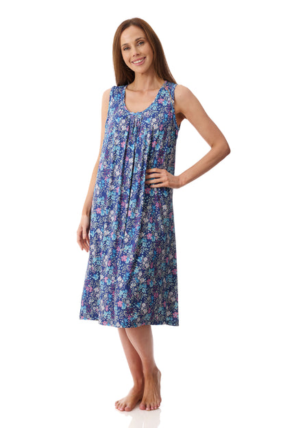 GIVONI - Quart Sleeveless Short Nightie