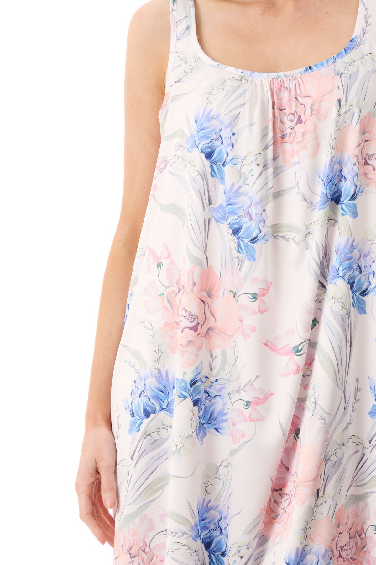 GIVONI - Zanika Sleeveless Mid Length Nightie