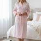 GIVONI - Jacquard Knit Short Wrap Gown