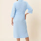 GIVONI - Jacquard Knit Short Wrap Gown