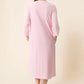 GIVONI - Jacquard Zip Front Short Gown with Yoke