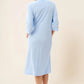 GIVONI - Jacquard Zip Front Short Gown with Yoke