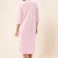 GIVONI - Jacquard Button Up Gown with Yoke
