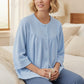 GIVONI - Jacquard Bed Jacket with Yoke
