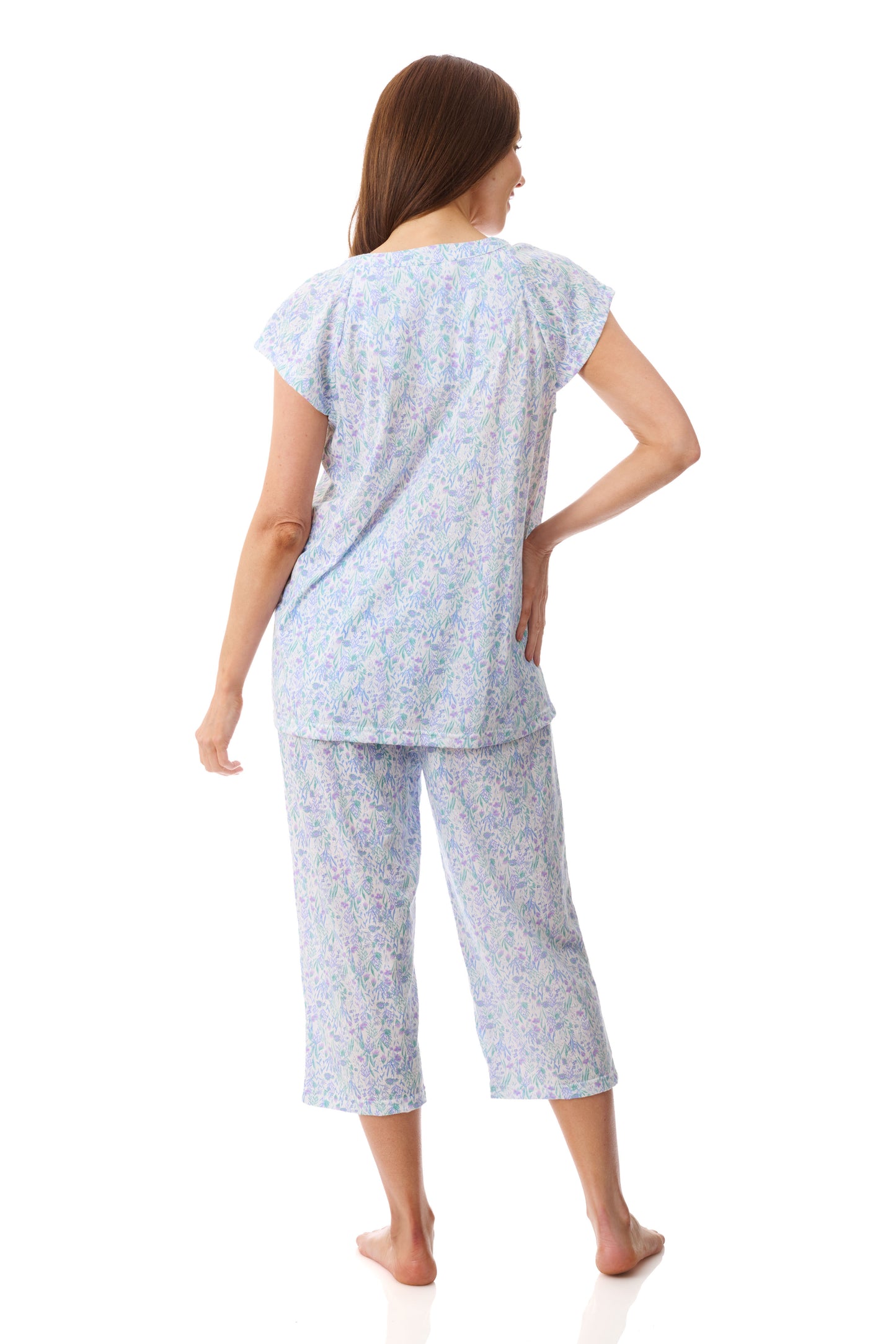 GIVONI - Pisa Cap Sleeve Capri Pyjamas