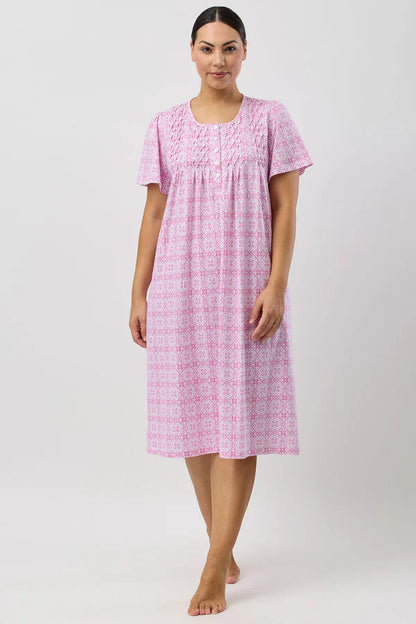 SCHRANK Baroque Cotton Short Sleeve Nightie