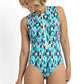 Jantzen: Cloud Nine Active Zip Front Mast 1 Pce