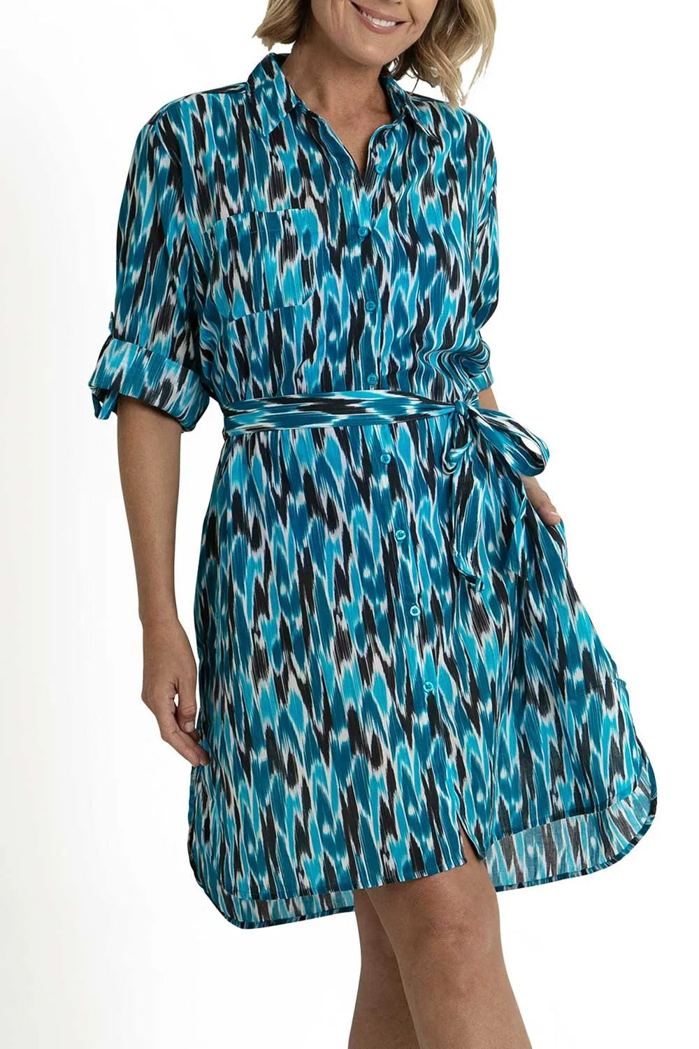 Jantzen: Cloud Nine Button Through Dress