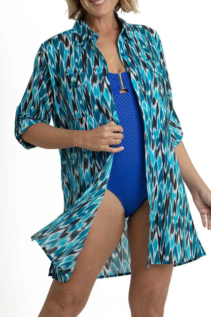 Jantzen: Cloud Nine Button Through Shirt