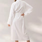 GIVONI - Towelling Mid Length Wrap Gown
