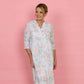 FRENCH COUNTRY:  Lilacs & Roses Cotton Nightie