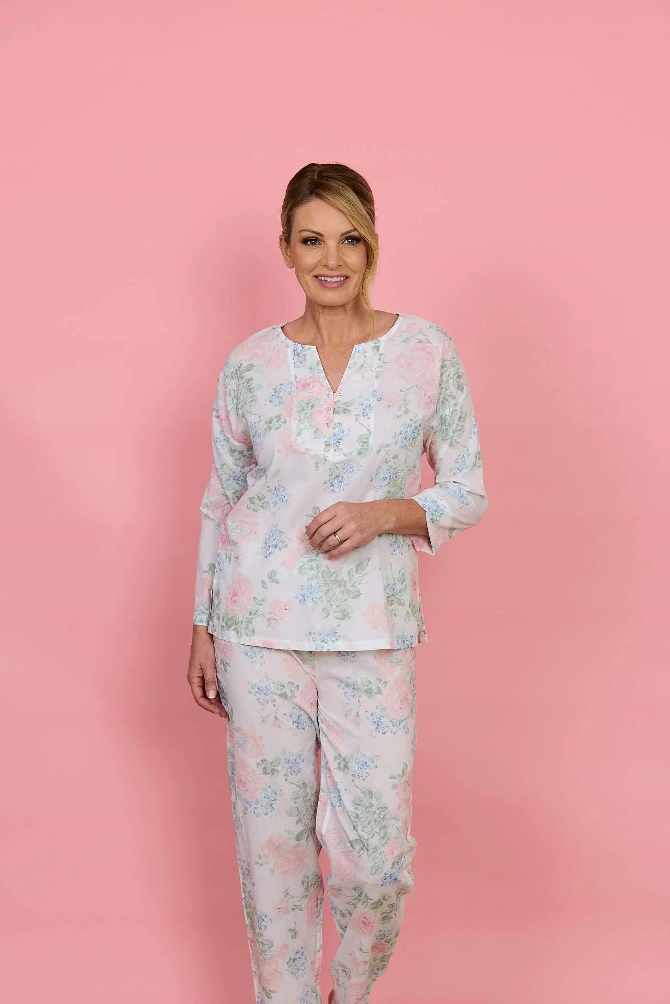 FRENCH COUNTRY:  Lilacs & Roses Pyjama Set