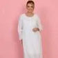 FRENCH COUNTRY:  60's White Cambric Cotton Nightie L/S 110cm