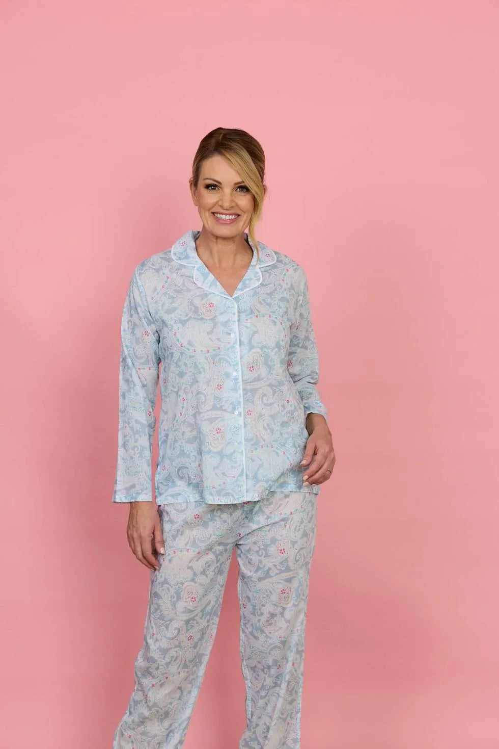 FRENCH COUNTRY:  Vintage Paisley Pyjama Set