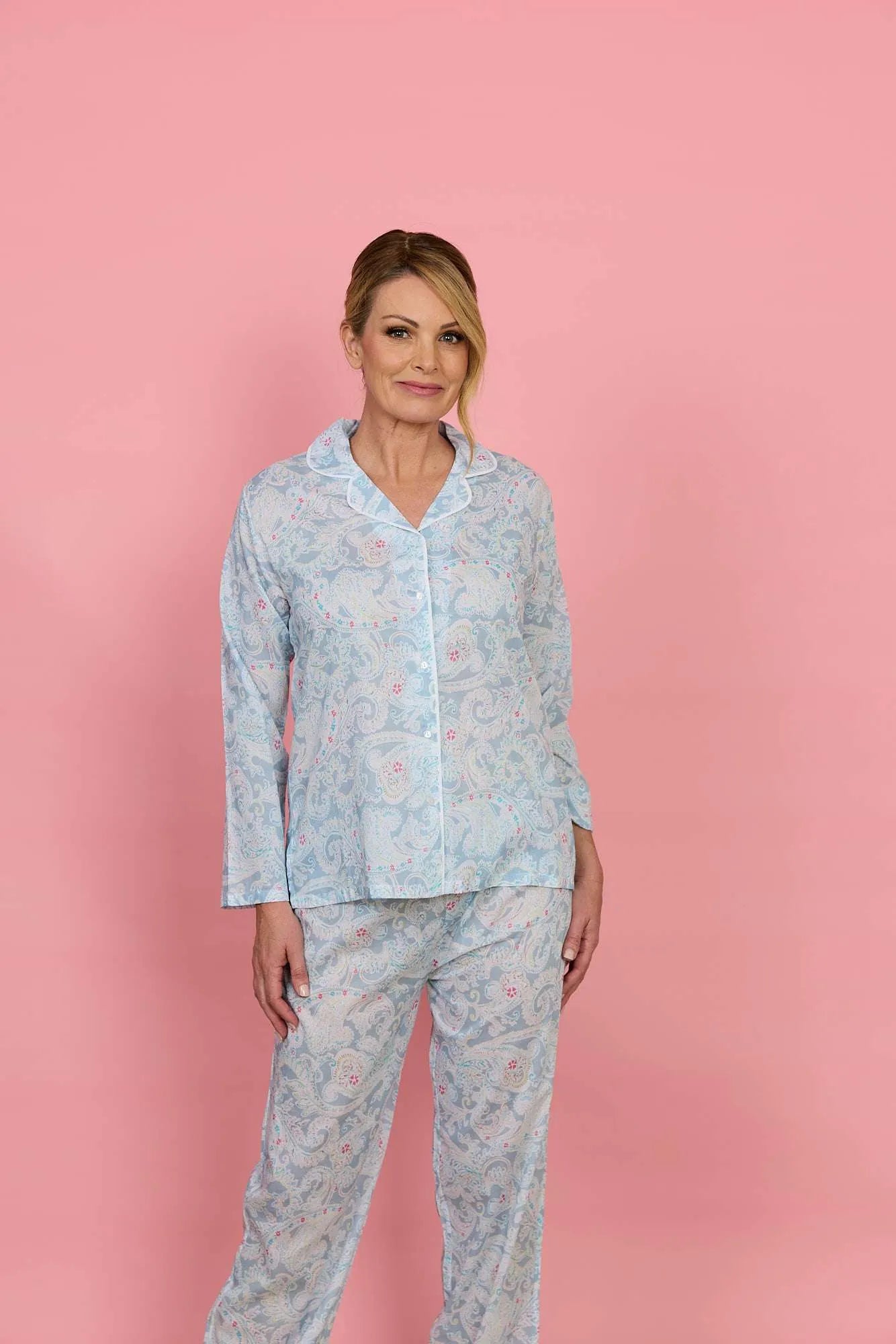 FRENCH COUNTRY:  Vintage Paisley Pyjama Set