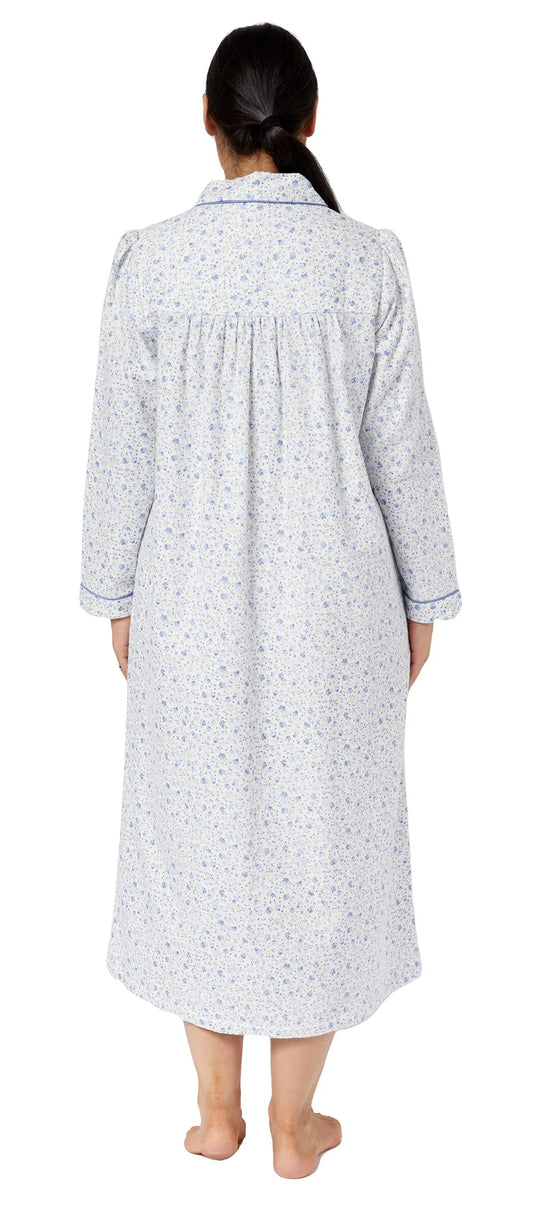 Schrank:  'Apple Blossom' Soft Cotton Flannelette Nightie