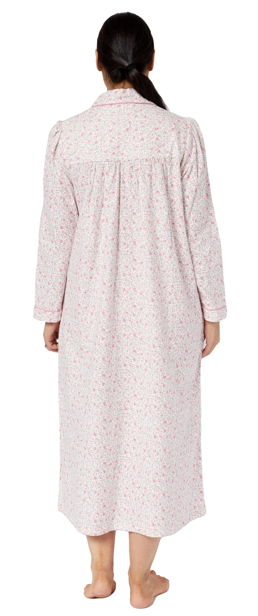 Schrank:  'Apple Blossom' Soft Cotton Flannelette Nightie