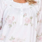 FRENCH COUNTRY:  Wild Roses Square Neck Nightie
